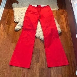 NWT VS christie fit candy apple red pants